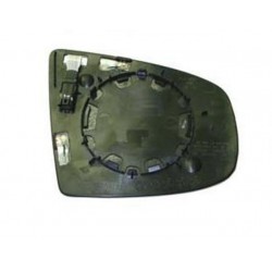 Piastra specchietto termica con vetro asferico antiabbagliante azzurrato lato guida - sx