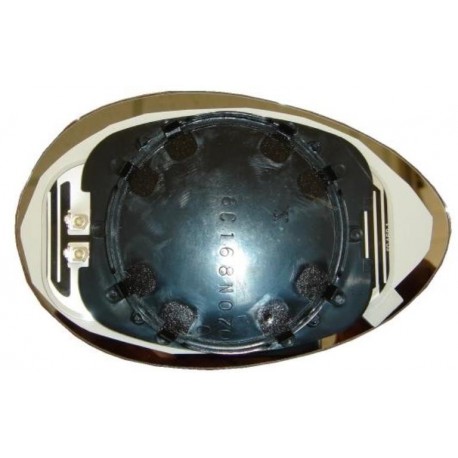 Piastra specchietto termica con vetro asferico blu lato guida - sx