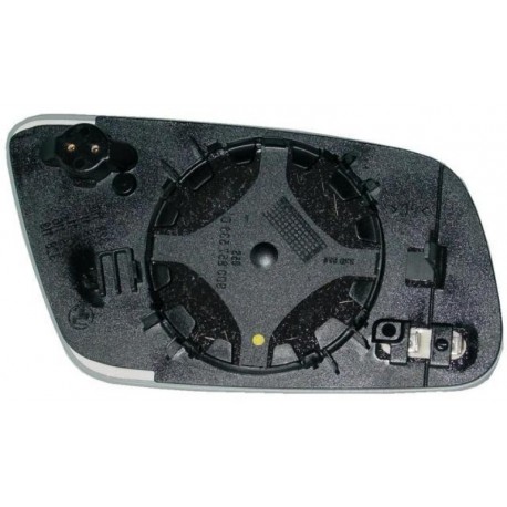 Piastra specchietto termica con vetro asferico blu lato guida - sx