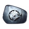 Piastra specchietto con vetro lato guida - sx