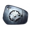 Piastra specchietto termica con vetro lato guida - sx