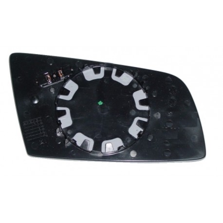 Piastra specchietto termica con vetro asferico blu lato guida - sx