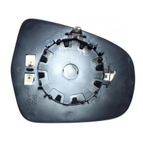 Piastra specchietto termica con vetro lato guida - sx