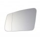 Piastra specchietto con vetro lato guida - sx