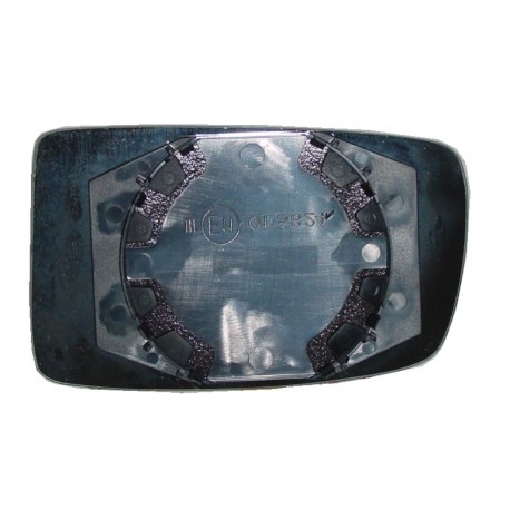 Piastra specchietto con vetro lato guida - sx