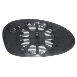 Piastra specchietto termica con vetro asferico blu lato guida - sx