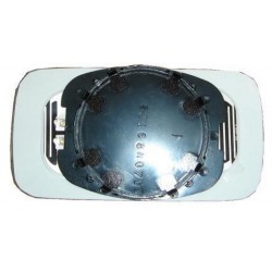 Piastra specchietto termica con vetro asferico blu lato guida - sx