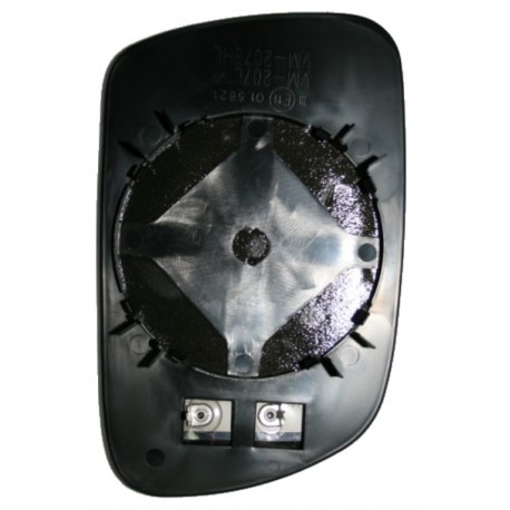 Piastra specchietto termica con vetro asferico blu lato guida - sx