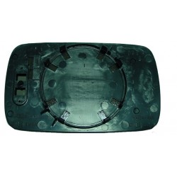 Piastra specchietto termica con vetro asferico blu lato passeggero - dx