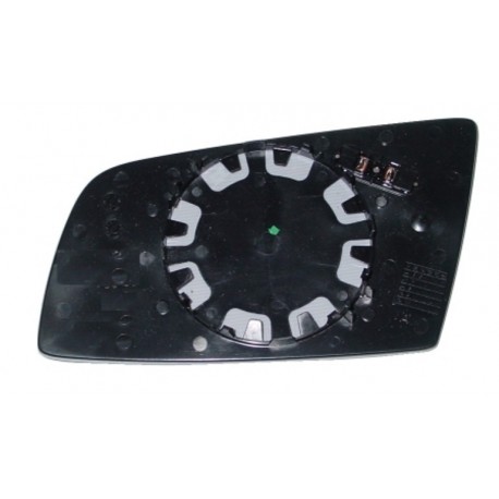 Piastra specchietto termica con vetro asferico blu lato passeggero - dx