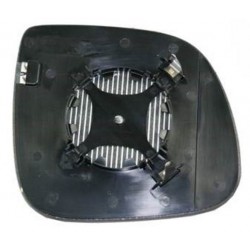 Piastra specchietto termica con vetro asferico dm 84 mm lato guida - sx