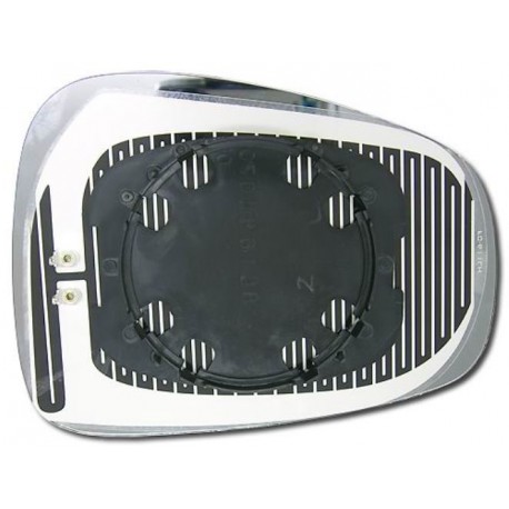 Piastra specchietto termica con vetro asferico lato guida - sx