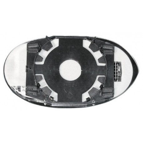 Piastra specchietto termica con vetro asferico lato guida - sx