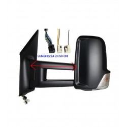 Retrovisore elettrico termico braccio extra lungo 275 mm Blis sistem 9 pin sx