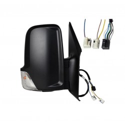 Retrovisore elettrico termico braccio corto con freccia mm Blis sistem 9 pin dx