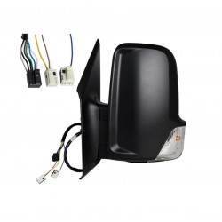 Retrovisore elettrico termico braccio corto con freccia mm Blis sistem 9 pin sx