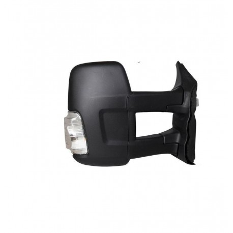 Retrovisore manuale braccio lungo con freccia bianca 5W 2 pin dx