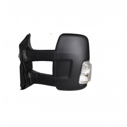 Retrovisore manuale braccio lungo con freccia bianca 5W 2 pin sx