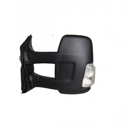 Retrovisore manuale braccio lungo con freccia bianca 5W 2 pin sx