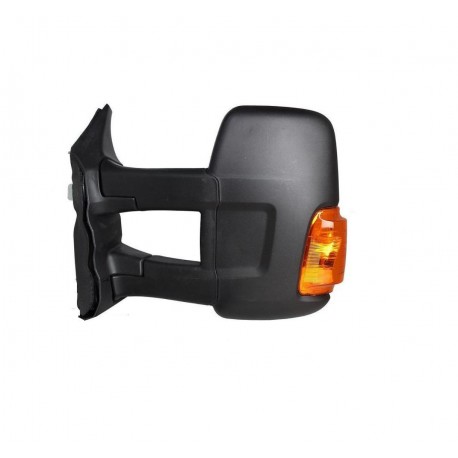 Retrovisore manuale braccio lungo con freccia arancio 16W 2 pin sx