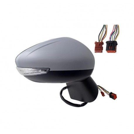 Specchietto retrovisore elettrico termico ribaltabile con freccia 12 pin dx