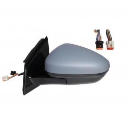 Retrovisore elettrico termico ribaltabile e luce di cortesia 9 pin guida sx