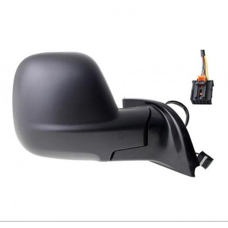 Specchietto retrovisore elettrico termico con sonda nero 5+2 pin dx