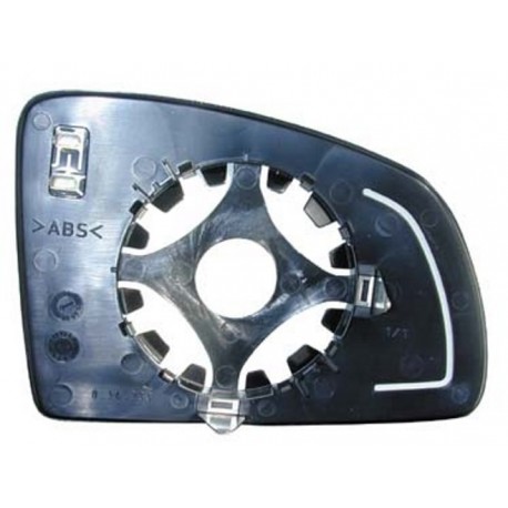 Piastra specchietto termica con vetro asferico lato guida - sx