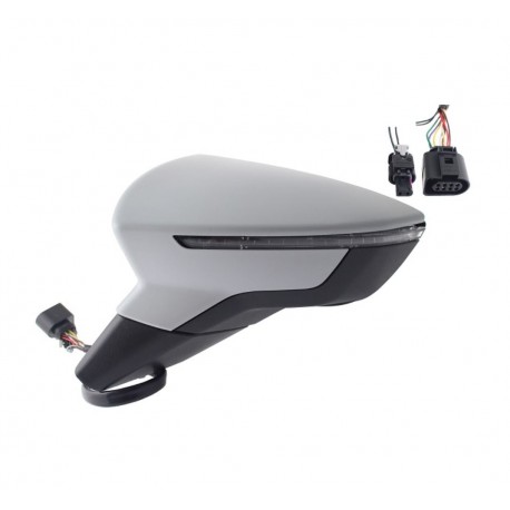 Retrovisore elettrico termico ribaltabile con freccia 10 pin sx