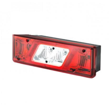 Gruppo ottico posteriore bianco - rosso guida - sx