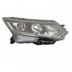 Faro proiettore H7-PY21W-W5W con luce diurna a led dx