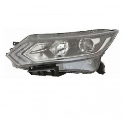 Faro proiettore H7-PY21W-W5W con luce diurna a led sx