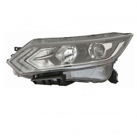 Faro proiettore H7-PY21W-W5W con luce diurna a led sx