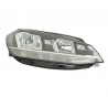 Faro proiettore H7-H9-WY21W con luce diurna a led con motorino passeggero dx