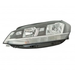 Faro proiettore H7-H9-WY21W con luce diurna a led con motorino guida sx