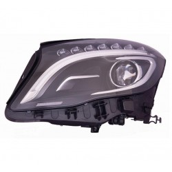 Proiettore faro xenon D3S a led con motorino parabola nera guida sx