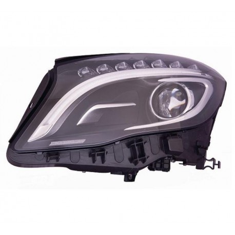 Proiettore faro xenon D3S a led con motorino parabola nera guida sx