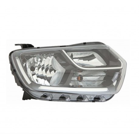 Proiettore faro H7-H1-PY21W con luce diurna a led passeggero dx