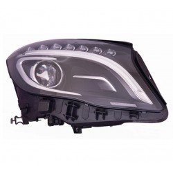 Proiettore faro xenon D3S a led con motorino parabola nera passeggero dx