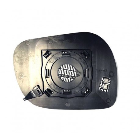 Piastra specchietto termica con vetro dx