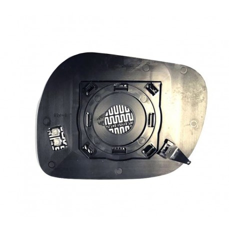 Piastra specchietto termica con vetro sx