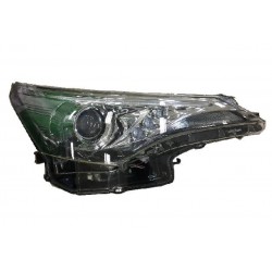 Faro proiettore H1R2 parabola nera dx