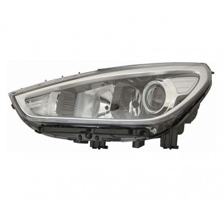 Faro proiettore H7-H7-H3-PY21W con motorino sx