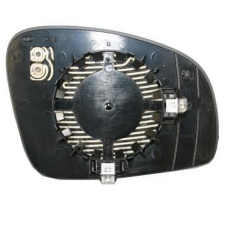 Piastra specchietto termica con vetro asferico lato guida - sx