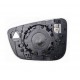 Piastra specchietto termica con vetro asferico 2 pin dx