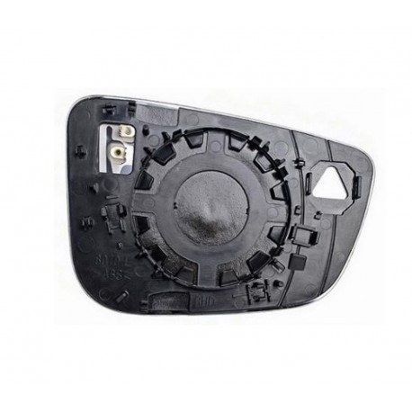 Piastra specchietto termica con vetro asferico 2 pin sx