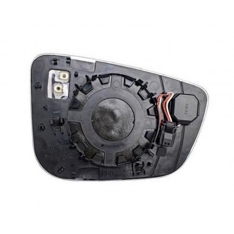 Piastra specchietto termica con vetro asferico Blis sistem 4 pin sx