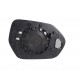 Piastra specchietto termica con vetro sx