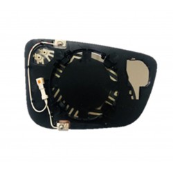 Piastra specchietto termica con vetro asferico antiabbagliante sx