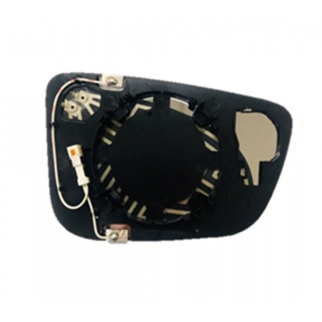 Piastra specchietto termica con vetro asferico antiabbagliante sx